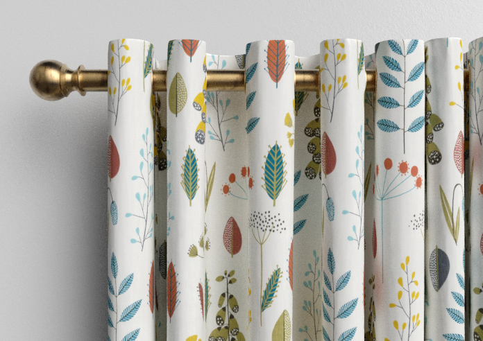 Amala, Teal - Made to Measure Curtains - Image 12